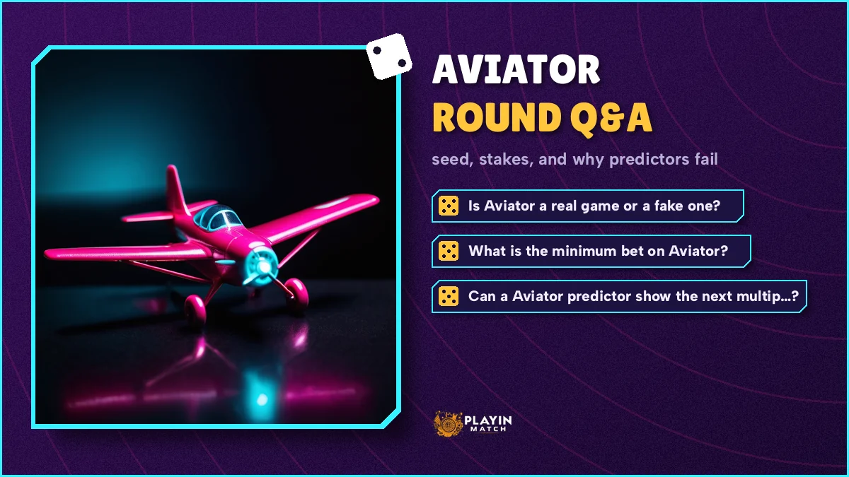 Question cards about PlayinMatch Aviator predictors, hack files and auto cash-out