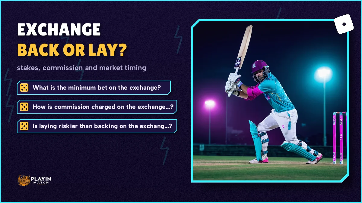 Commission line on a settled PlayinMatch exchange market showing the 2% cut from a net win