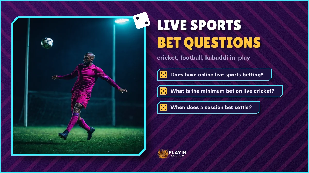 Bettor reading PlayinMatch in-play settlement answers on a phone before an over